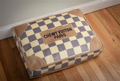 Chewy Vuiton PARIS Luxury dog bed