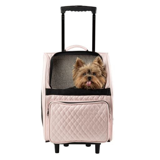 Katziela Deluxe Quilted Airline Approved Pet Dog & Cat Carrier for