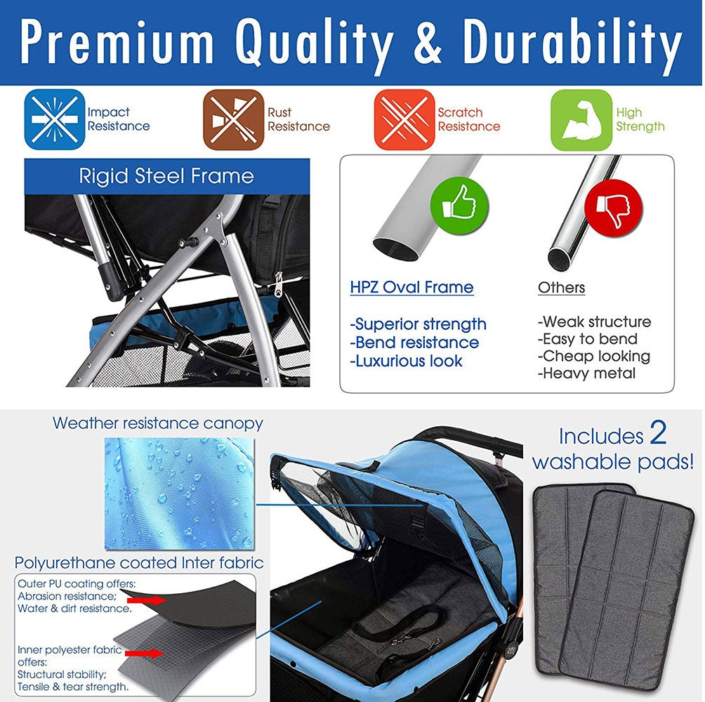 HPZ Pet Rover Premium Stroller